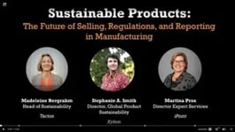 Sustainable products are the future: in sales, compliance, and production.