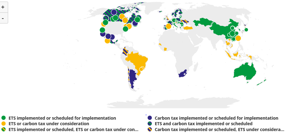 CO2 pricing global