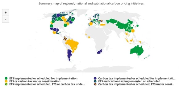 CO2-Bepreisung global